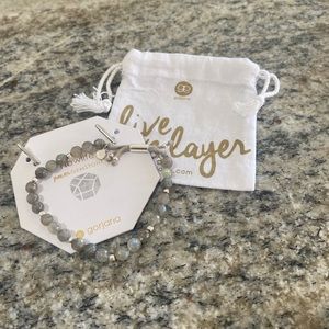 Gorjana Gray Gemstone Bracelet